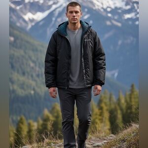 Vintage Columbia Men's Black Performance Jacket